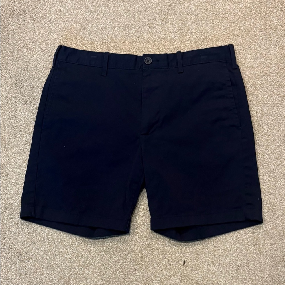 J. Crew Navy Men's Flat Front Shorts